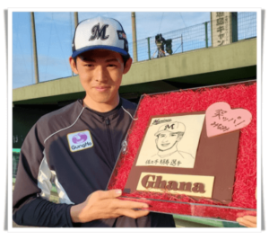 佐々木朗希バレンタインチョコ画像